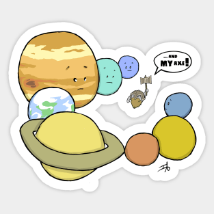 Dwarf Planet Sticker